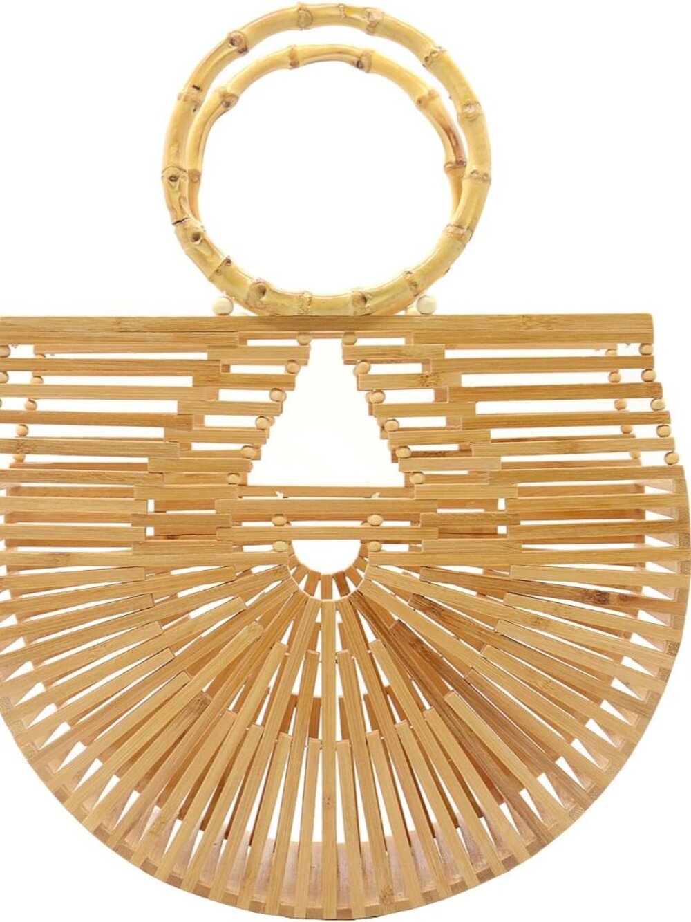 Womens Bamboo Handbags Handmade Purses Tote Bag